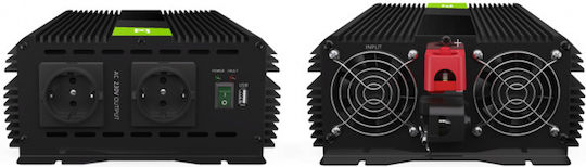 Green Cell Inverter für Autos Modifizierte Sinuswelle 2000W zur Umwandlung von 12V DC in 230V AC