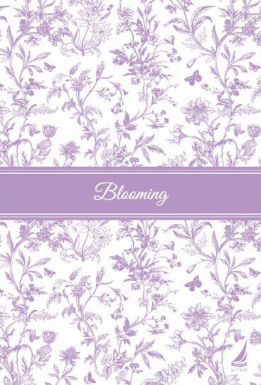 Spirale Schulheft 5er A4 150 Blatt Blooming Verschiedene Designs Ägäis
