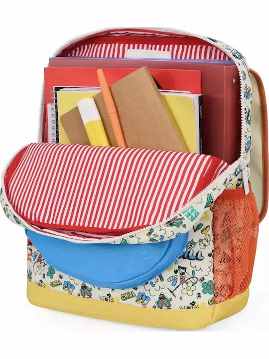 Hello Hossy School Backpack Kindergarten Multicolour 30 x 12 x 39cm