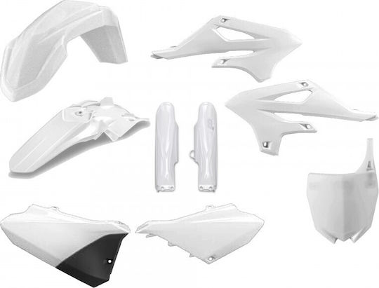 Polisport Motorrad Kunststoff-Set für Yamaha YZ 85 Weiß