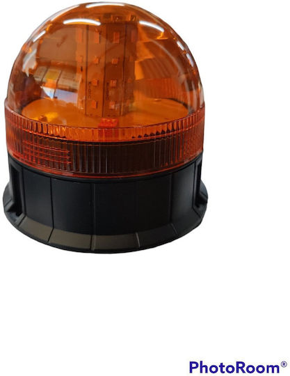 Car Beacon LED 12V 14cm with Orange Lighting