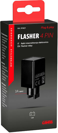 Led Flasher 4-pin Led Flash 12v 3a Max Plug & Play Lamp 1 Pc
