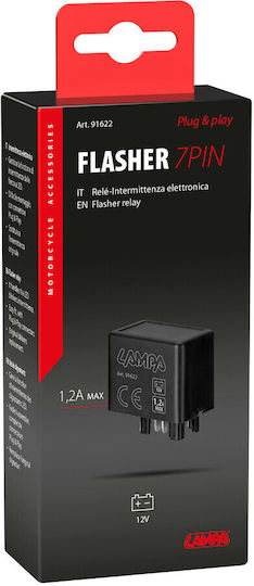 Led Flasher 7pin Led Flash 12v 1.2a Max Plug & Play Lamp 1 Pc
