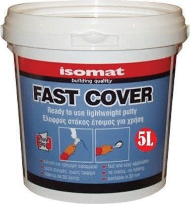 Isomat Fast Cover Chit de Spumă Acrilic / Pregătit Alb 1lt