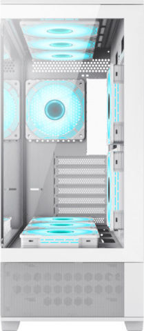 GameMax Vista AW Gaming Midi Tower Κουτί Υπολογιστή με Πλαϊνό Παράθυρο Λευκό