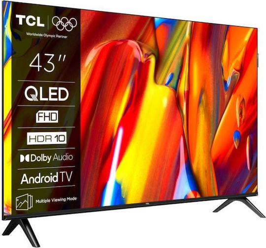 TCL Smart Τηλεόραση 43" Full HD QLED 43V5C HDR (2025)