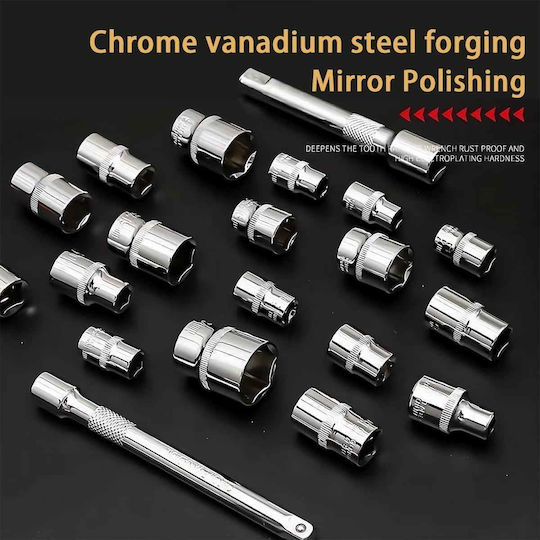 Uncle George Set Ratchet 1\4" 46pcs
