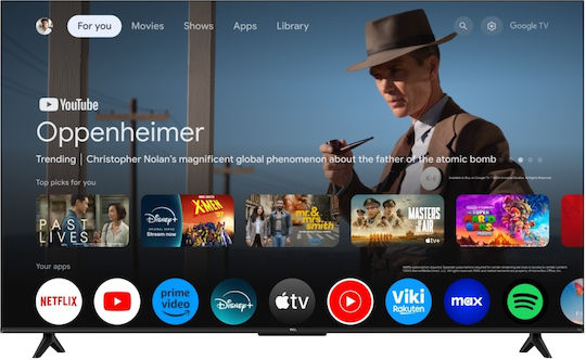 TCL Смарт Телевизор 55" 4K UHD QLED 55T69C HDR (2025)