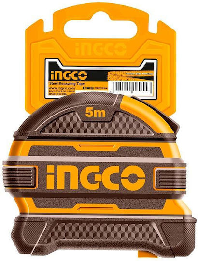 Ingco Tape Measure with Auto-Rewind 25mm x 5m