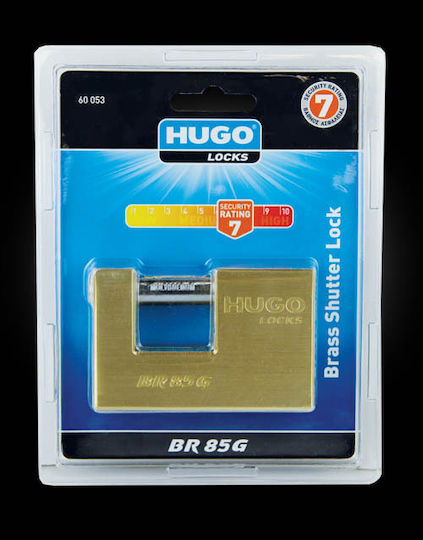 Hugo Locks Ultra BR 85G Бронзово Лукето Моноблок с ключ Меден 85мм 1бр