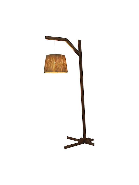 Home Lighting Silas Vintage Stehlampe H184cm. Braun Home Lighting Silas Vintage Stehlampe H184cm. Braun