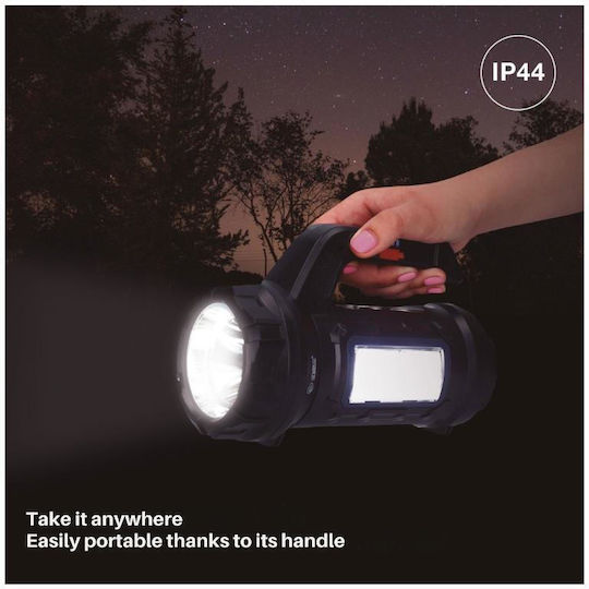GSC Lumină de lucru și de sit, cu baterie Lanternă LED cu Luminozitate Maximă 400lm Negru