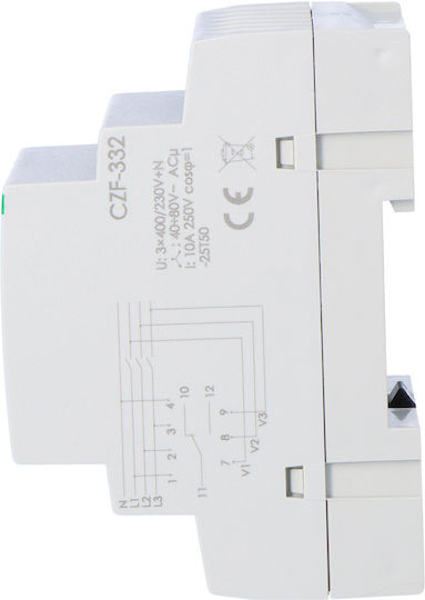F&F Electric Panel Meter Analog Three-phase CZF-332