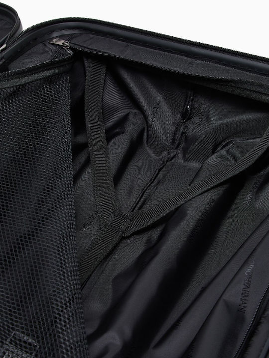 Emporio Armani Valiză de Călătorie Mare Dură Negru cu 4 roți Înălțime 70cm EM001930AF15459-U8097