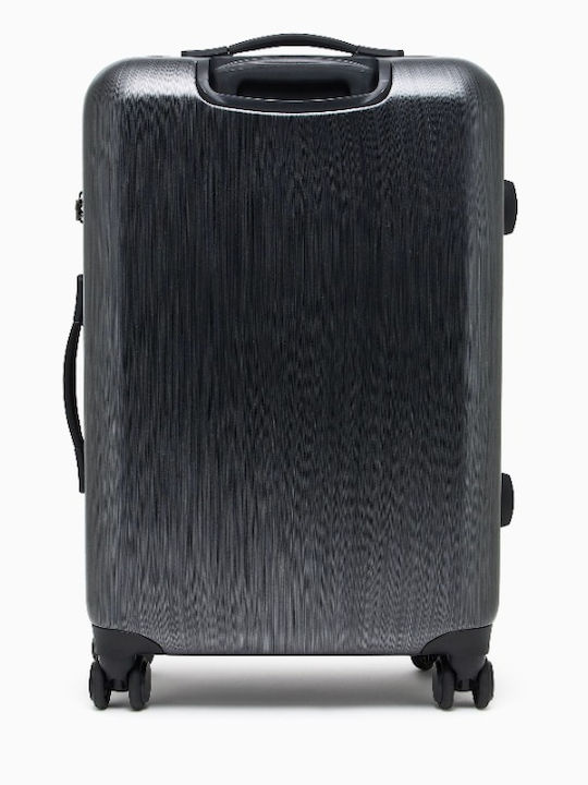 Emporio Armani Valiză de Călătorie Mare Dură Negru cu 4 roți Înălțime 70cm EM001930AF15459-U8097