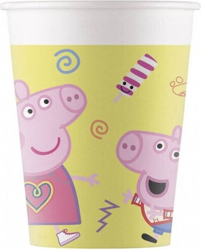 Procos Peppa Pig Ποτήρι για Party 8τμχ