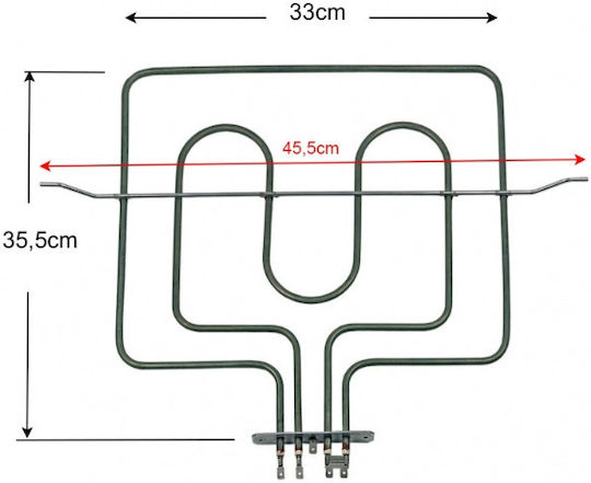 262900030 Upper Replacement Heating Element Oven Compatible with Beko / Eskimo
