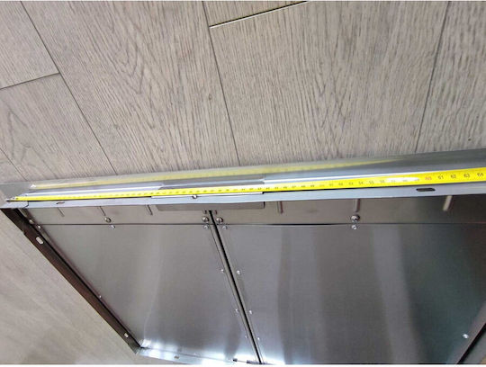 Grandhall Grandpro Usa Cadru Încorporat Din Oțel Inoxidabil 81 X 57 X 4 Cm Bucătărie Insulă În Aer Liber Grandhall A08001005t Elite 4b Argintiu