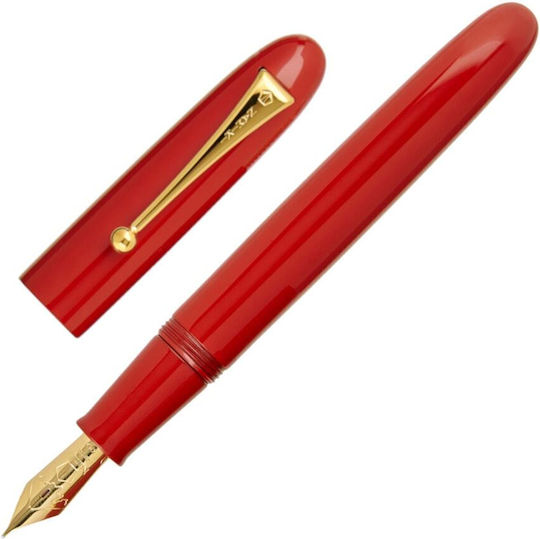 Pilot Namiki Emperor Urushi Lacquer Writing Pen Medium Red with Blue Ink