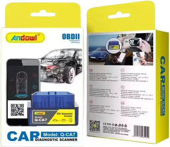 Car Diagnostics ELM 327 Bluetooth Tool OBD 2 Compatible Android