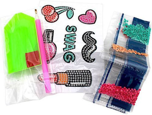 Diamond Painting Kit Stickers 9pcs Various Designs