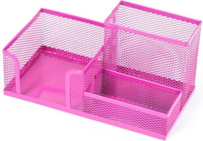 Pink Desk Organizer