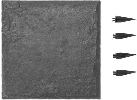 Vevor Decorative Stepping Stones 8 Pieces 15.5 X 15.5 In Lawn Walkway Pavers Gray