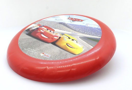 John Cars Cars Frisbee Plastic with Diameter 23 cm Red