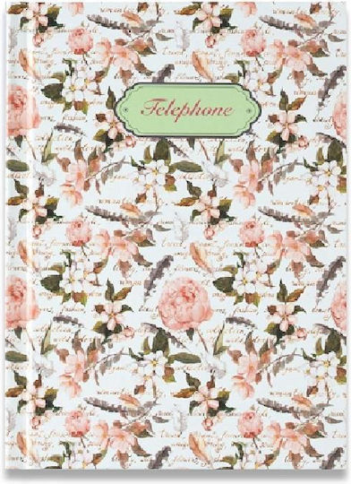 Linardatos Phone Directory Pink 17x24cm