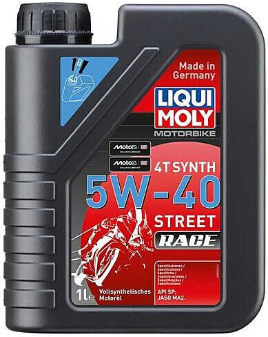 Liqui Moly Motorbike 4T Synth Synthetic Motorcycle Oil for Four-Stroke Engines 5W-40 1lt