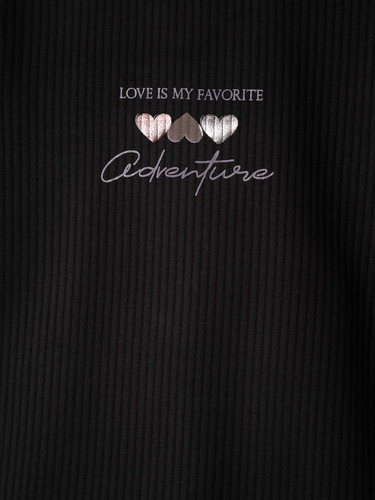 Kids' Shirt Long Sleeve Black