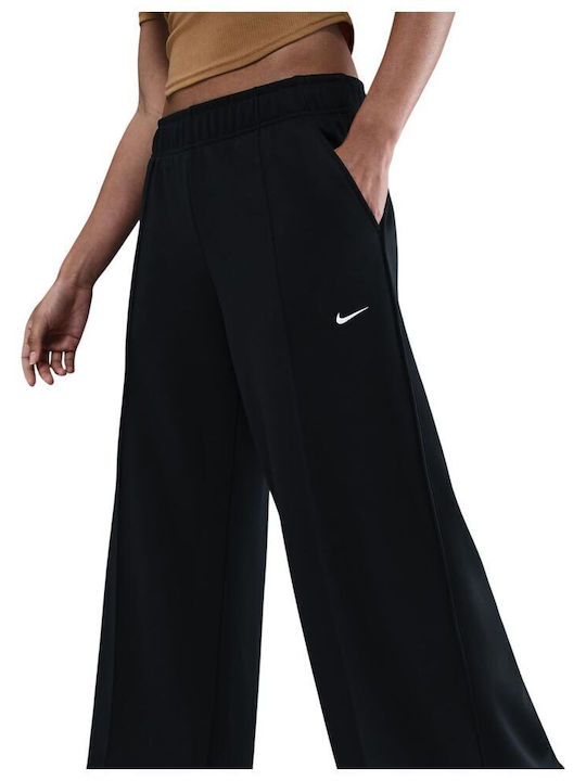 Sportswear Παντελόνι Φόρμας Φαρδύ Μαύρο