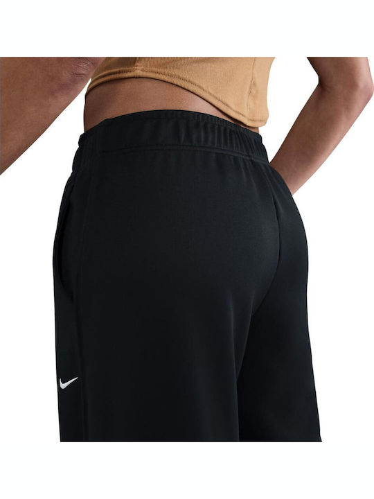 Sportswear Παντελόνι Φόρμας Φαρδύ Μαύρο