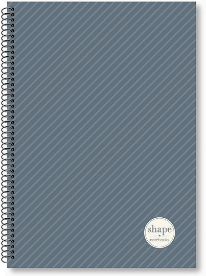 Shape Notebooks Τετράδιο Ριγέ Β5 4 Θεμάτων Πράσινο