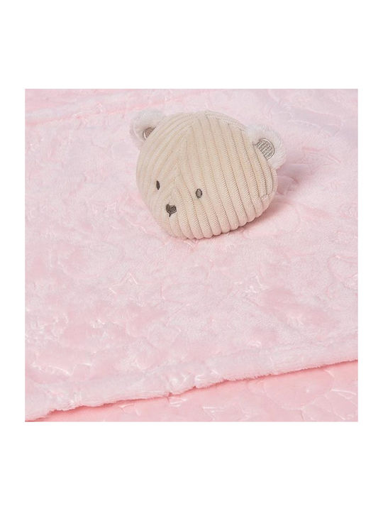 Mayoral Blanket Nursery Swaddling Blankets Pink with Animal