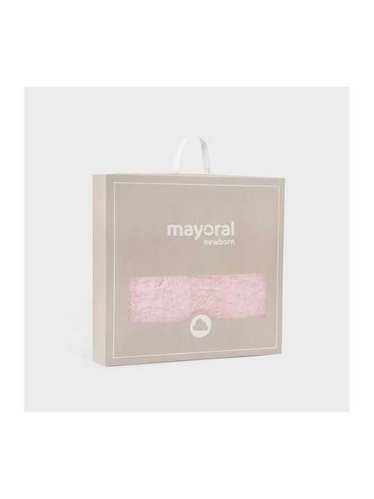 Mayoral Blanket Nursery Swaddling Blankets Pink with Animal