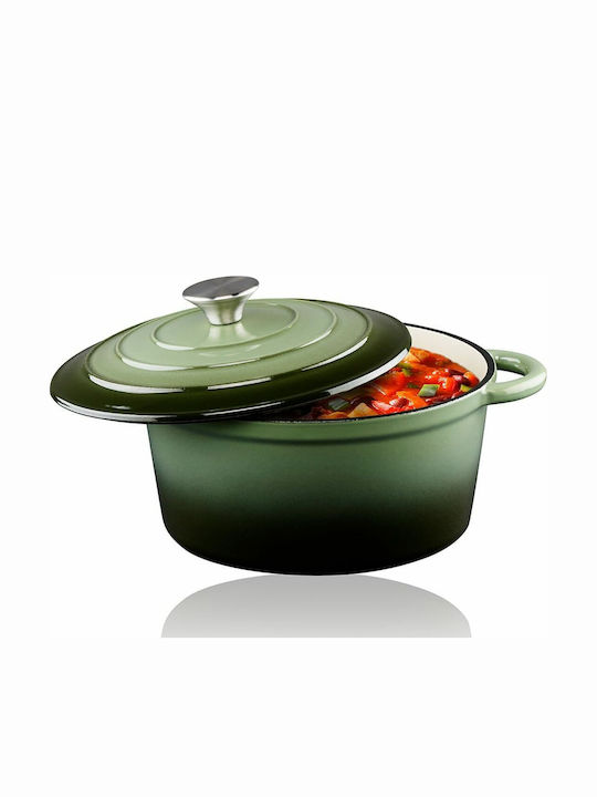 Alpina Appliances Deep Cast Iron Pot from Mantemi 3.8L / 24cm