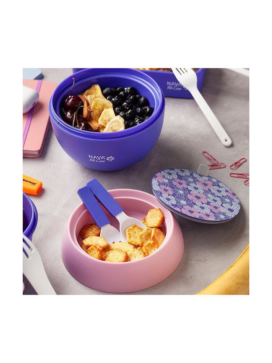 Nava Lunchbox Isolierte Lunchbox Kunststoff Lila 800ml 1Stück