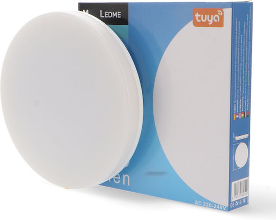 Rainbow Παραλληλόγραμμο LED Panel 24W με Ρυθμιζόμενο Λευκό Φως 28x28εκ.