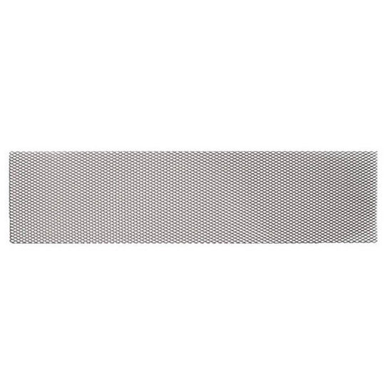 Auto Gs Декоративна решетка за кола 100cm x 25cm Цвят Сребрист