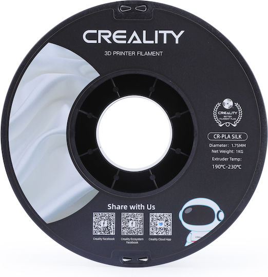 Creality3D CR PLA 3D Printer Filament 1.75mm Silk Golden 1kg 1τμχ (Spool)