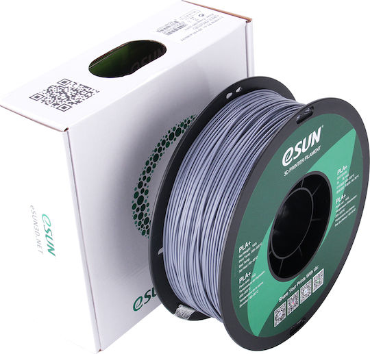 Esun PLA+ 3D Printer Filament 1.75mm Gray 1kg