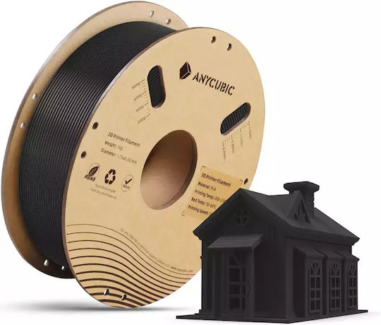 Anycubic PLA 3D Drucker Filament 1.75mm Schwarzes 1kg 1 Stück (Spule)