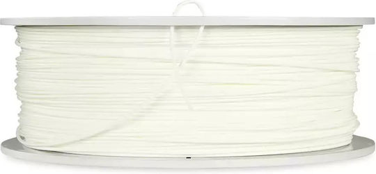 Verbatim PLA 3D Printer Filament 1.75mm White 1kg 1pc Spool