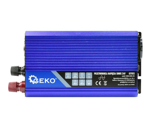 Voltage Converter 24 V 230 V 500 W 1000 W Geko G17013