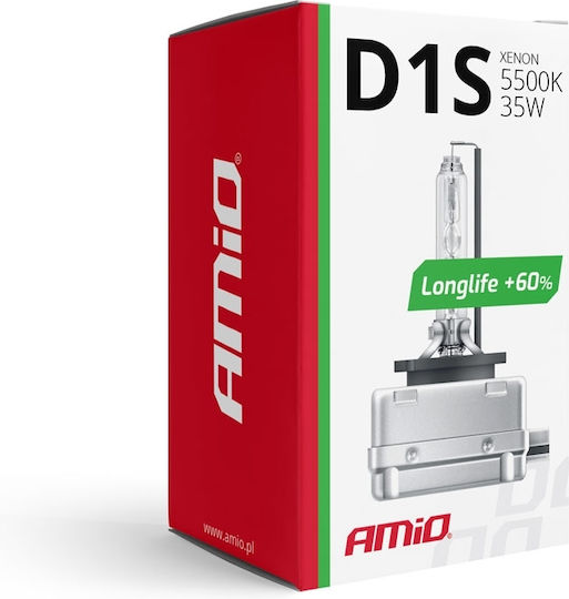 AMiO Lămpi Autoturismului D1S Xenon 5500K Alb rece 35W 1buc
