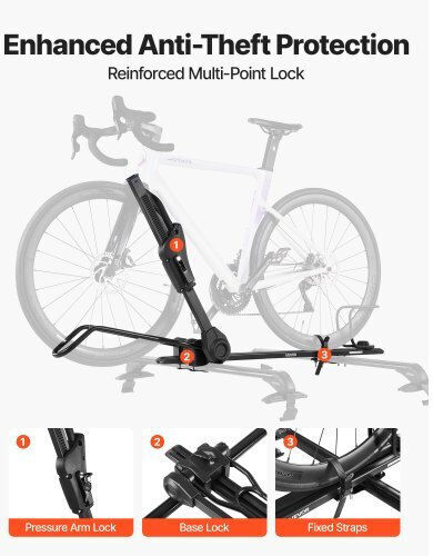 Vevor Car Bike Ceiling Rack for 1 Bike