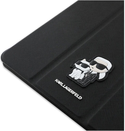 Karl Lagerfeld Karl & Choupette Flip Cover Μαύρη (iPad Pro 2024 11")