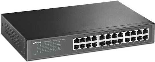 TP-LINK TL-SG1024D Unmanaged L2 Switch with 24 Gigabit (1Gbps) Ethernet Ports