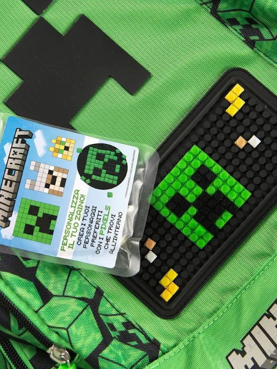 Minecraft Σχολική Τσάντα Τρόλεϊ Δημοτικού Πολύχρωμη